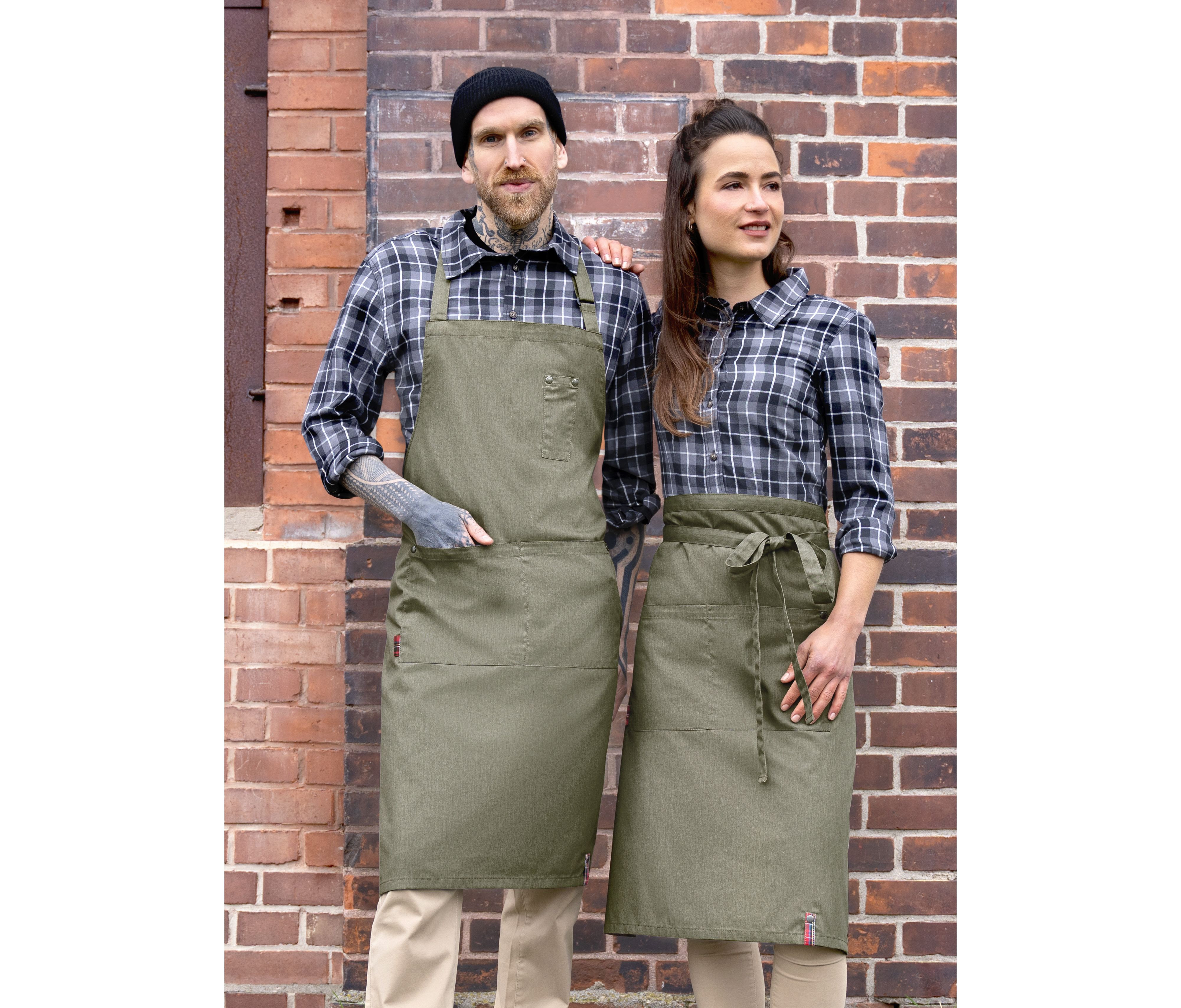 BIB APRON DENIM-STYLE