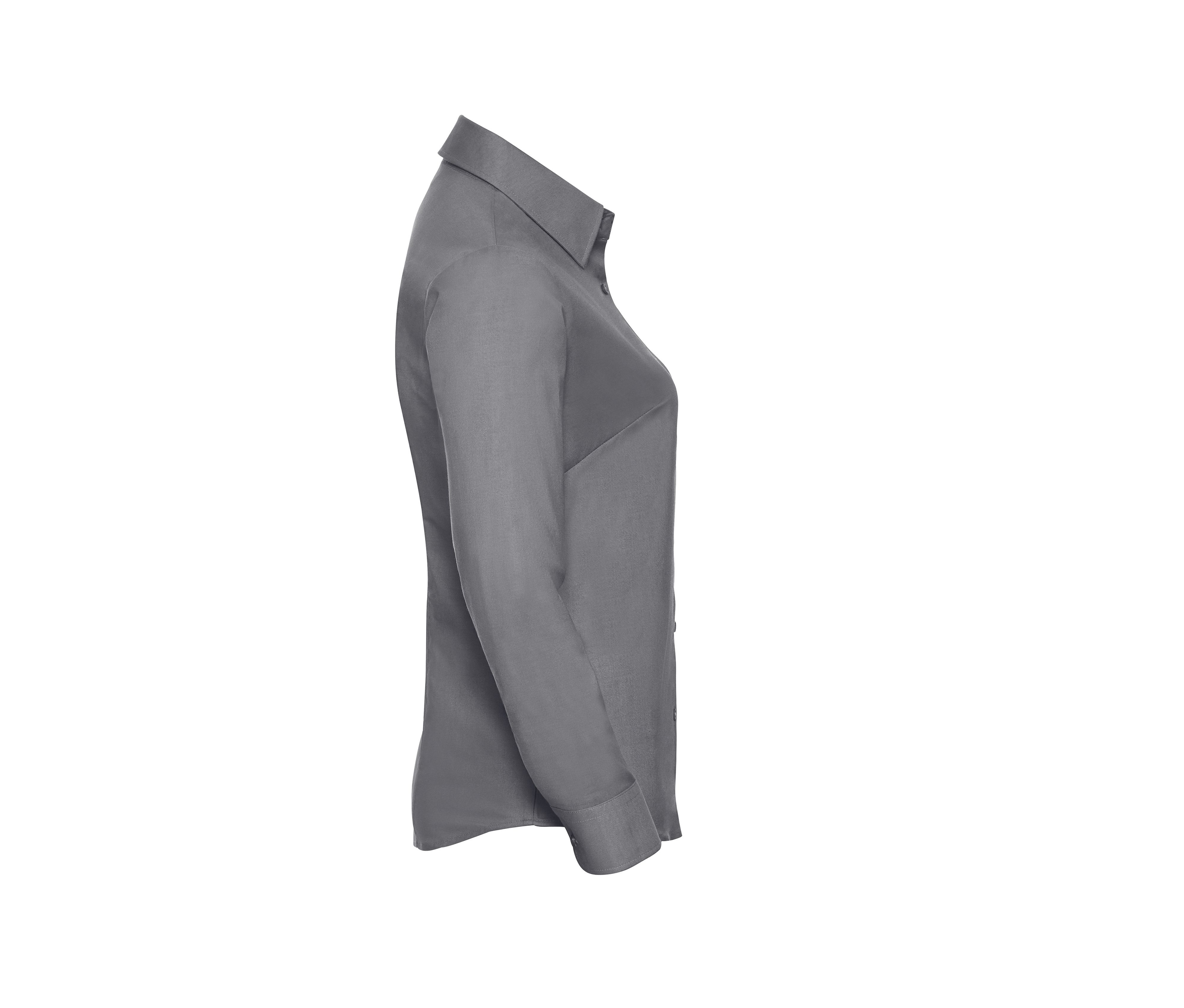 LADIES' LONG SLEEVE TAILORED OXFORD SHIRT