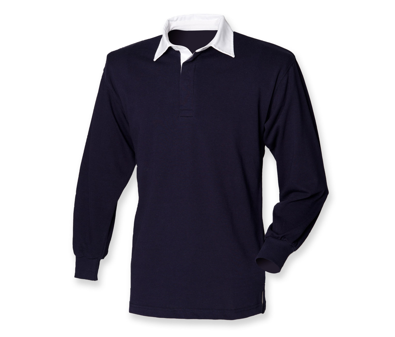 MEN'S LONG SLEEVED PLAIN RUGBY SHIRT