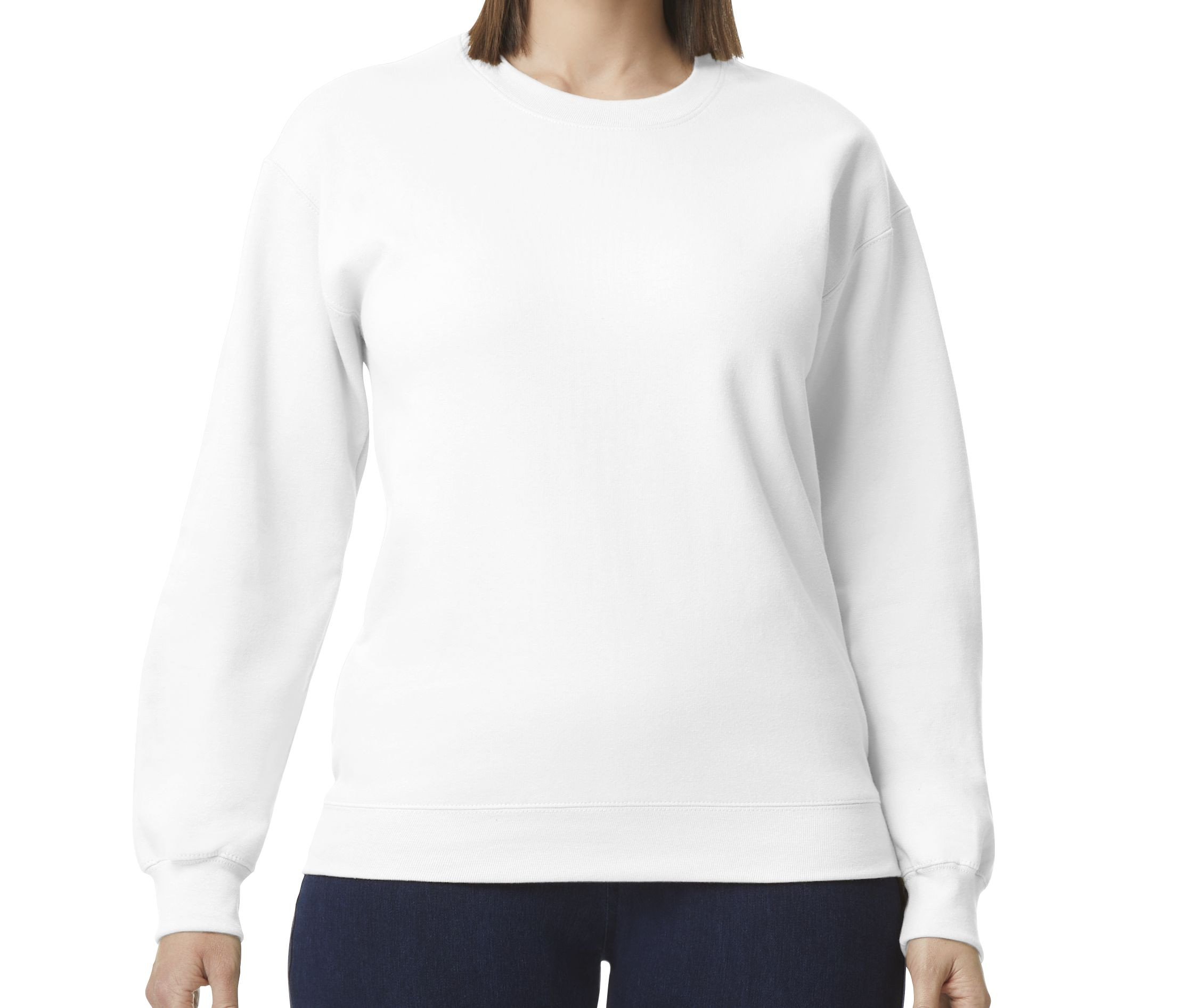 SOFTSTYLE MIDWEIGHT FLEECE ADULT CREWNECK