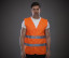 HI-VIS TWO BANDS WAISTCOAT
